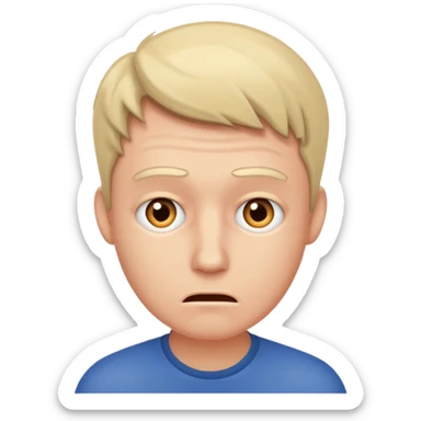 a dude with a mental disorder sticker