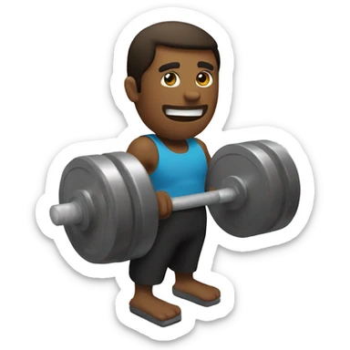 Dumbbell emoji sticker