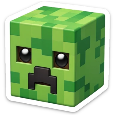 minecraft-creeper sticker