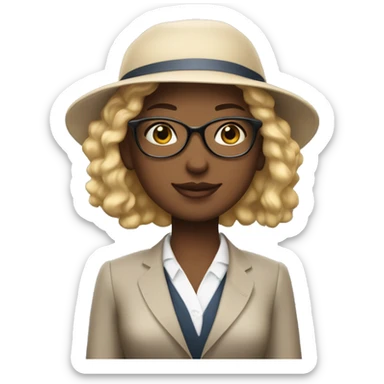 Independent smart woman with rich style who swims and is a tutor with amazing grades that is obsessed with aritzia  sticker