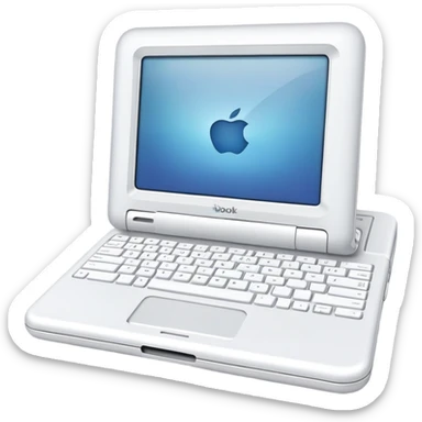 Apple M2453 iBook Y2K sticker