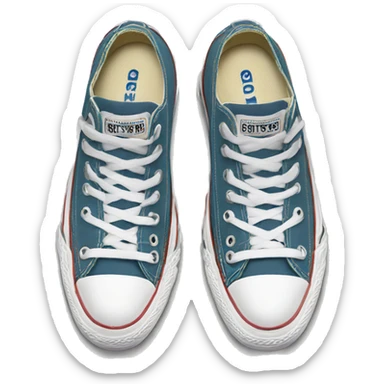 converse low top all star sticker