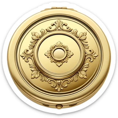 Vintage compact. sticker