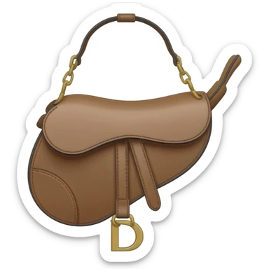 rare saddle dior bag sticker