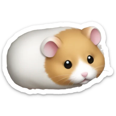 hamster in a coffin sticker