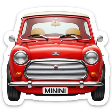 Austin mini sticker