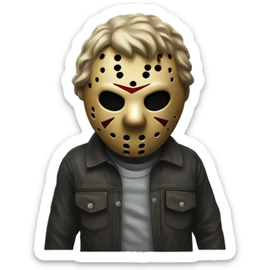 jason vorhees, friday the 13th sticker
