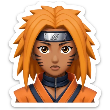 Vanda de la aldea de la hoja naruto sticker