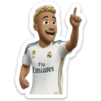 jude bellingham real madrid celebrating sticker