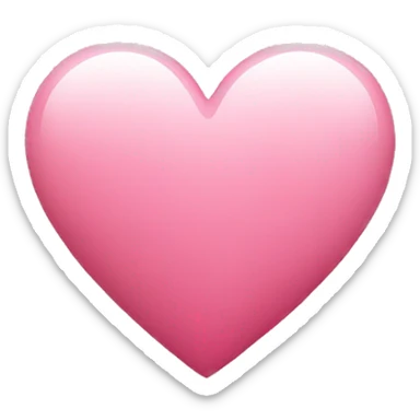 Pink heart sticker