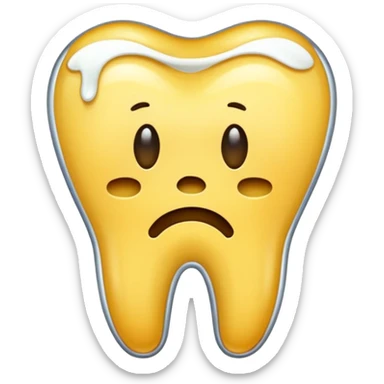 Diente triste sticker