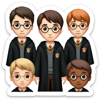 actors who played in the movie Harry Potter sticker