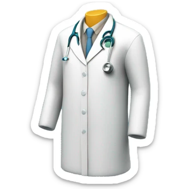 Doctor's Coat
 3d  sticker