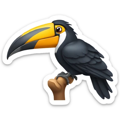 um tucano sem o tronco sticker