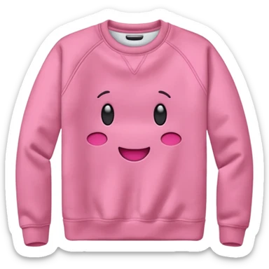 sweatshirt pink sticker