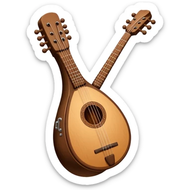 güiro instrumento realista  sticker