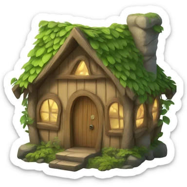 Fairy cabin sticker