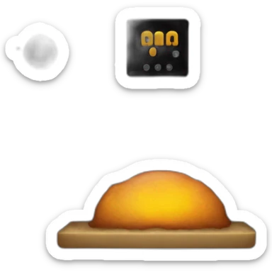 A Mario oven sticker