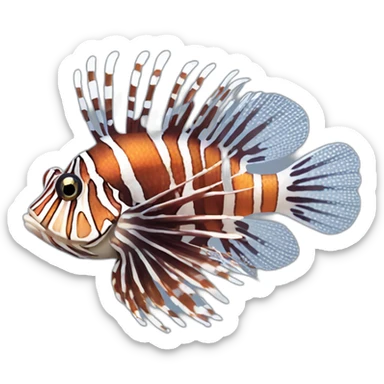 lionfish sticker