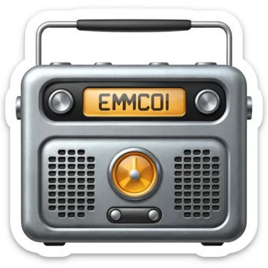 radio sticker