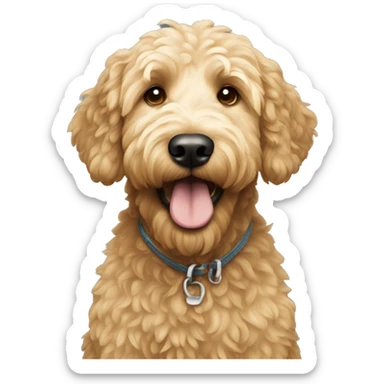 Golden doodle  sticker