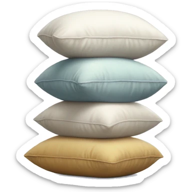stack of pillows sticker