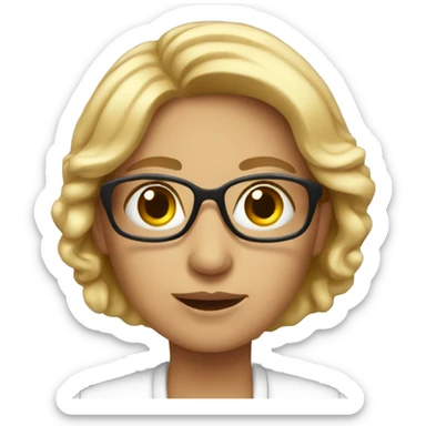 Women psychologist  sticker