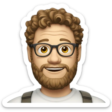 possibly seth rogen sticker