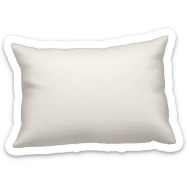 Empty pillow sticker