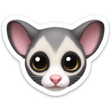 Sad sugar glider sticker
