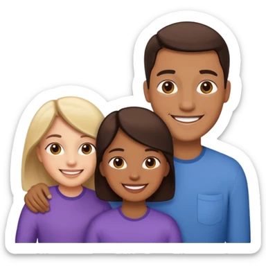 Eigene Familienbild sticker
