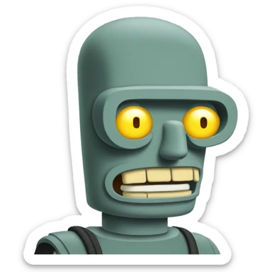 bender futurama sticker