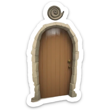 coraline spiral door sticker