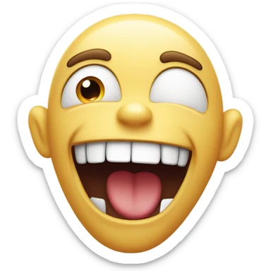 funny laughing  sticker