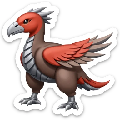 Skarmory-Rhyperior-Herdier-fusion (full body) sticker