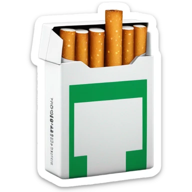 Res pack of cigarettes sticker