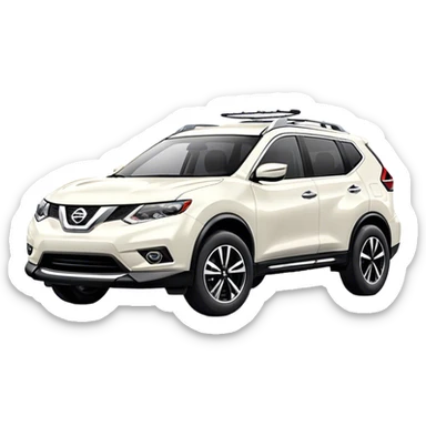 white nissan rogue sticker