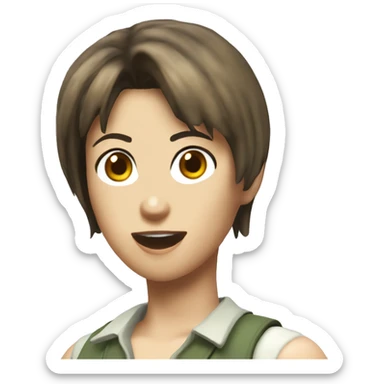 Rebecca Chambers from Resident Evil sticker