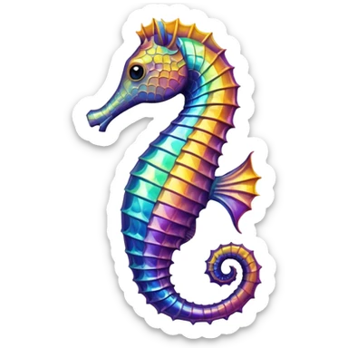 Caballo de mar real sticker