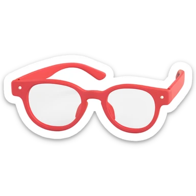 a pair of glasses sticker