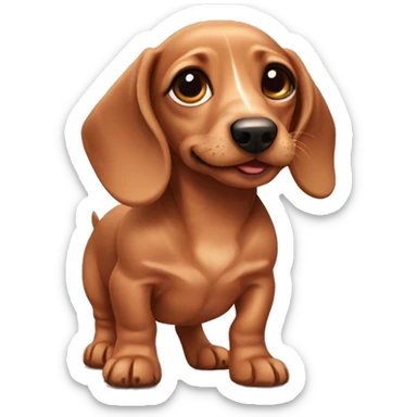 Dachshund puppy   sticker