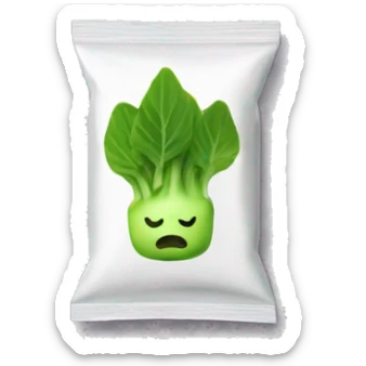 Packet of wasabi sticker