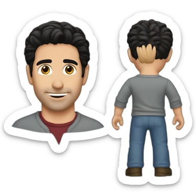 ross geller sticker