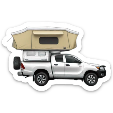 Hilux Camper truck sticker