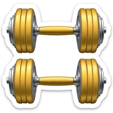 Dumbbell small sticker
