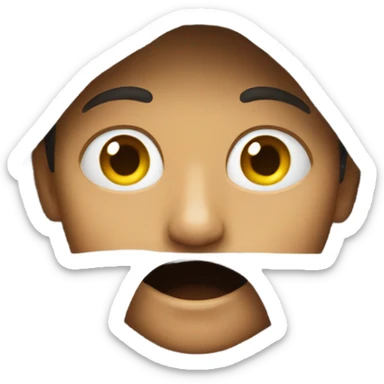 someone hiding sticker