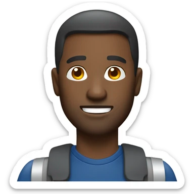 Adult man using visa debit card  sticker