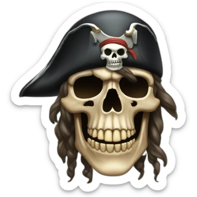pirate-skeleton-head-caput-mortuum sticker