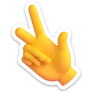 emoji expressing the word 'Nah' with a simple and clear hand gesture or facial expression that reinforces the meaning sticker