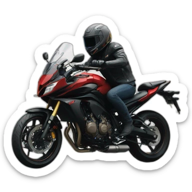 jul en Y sur un 2 temps Yamaha sticker